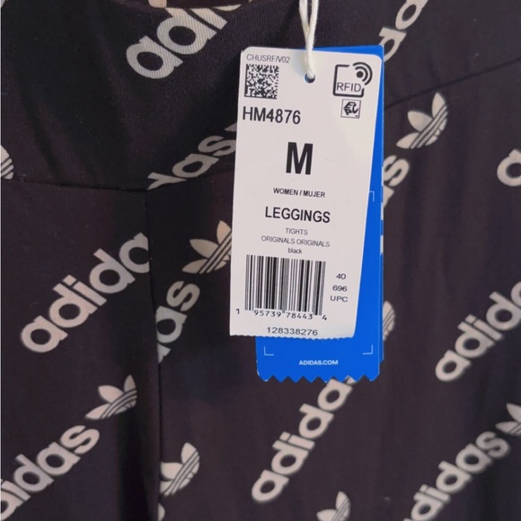 Adidas Women’s Black Leggings, sz.M, NWT - Picture 3 of 5